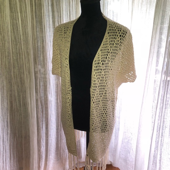 Catherine Crotchet Boho Fringe Cardigan - Picture 2 of 6
